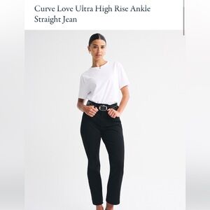 NWT Curve Love Ultra High Rise Ankle Straight Jean